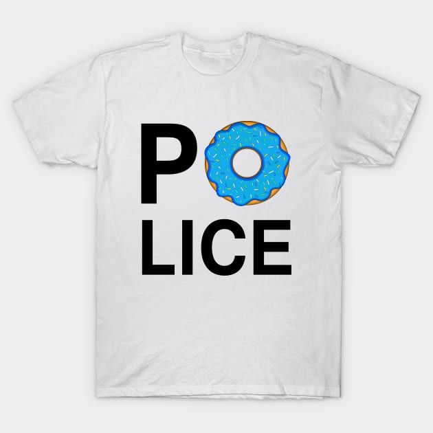 Police Donut 2 T-Shirt by Stoney09